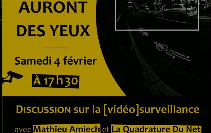 Collectif contre les caméras de vidéosurveillance à Foix.