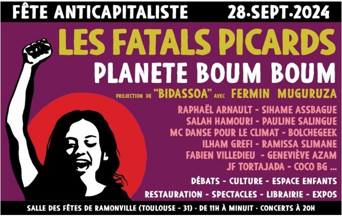 Fête Anticapitaliste - Toulouse 2024 28 SEPTEMBRE