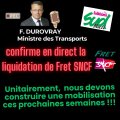 Le nouveau ministre des transports persiste à vouloir liquider le fret SNCF